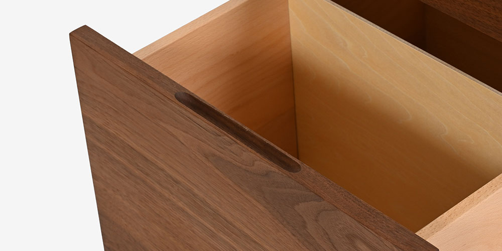 デスクドロワーズ「VEGET VGDD-N-WN」の引出し