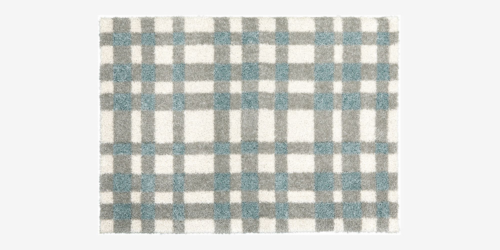 ウィルトンラグ「フルー」ブルー(BL)