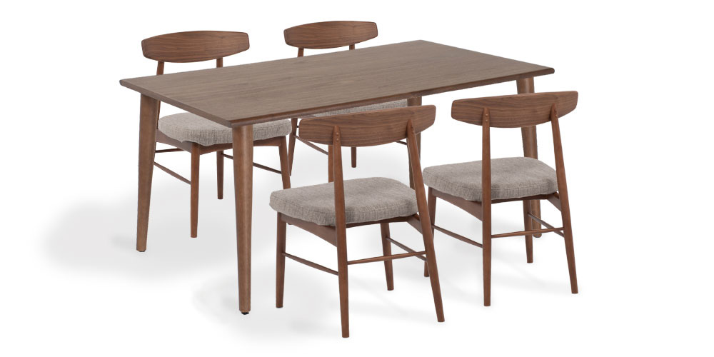 ダイニングセット「ユノ」ウォールナット材