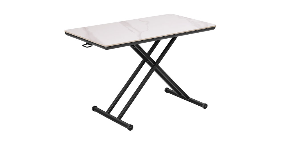 グラナダ110リフトテーブルのシャインホワイト色