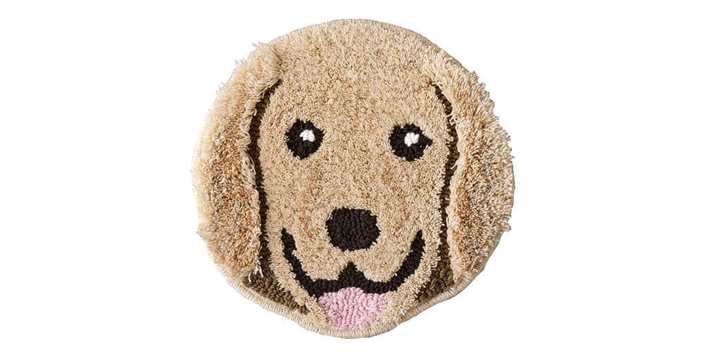 チェアパッド イヌカオ「#58 ゴールデン」