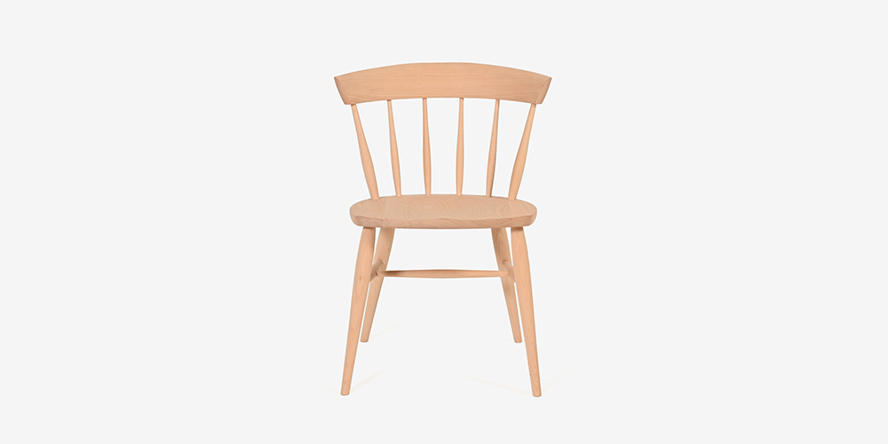 ダイニングチェア 「トリート」SC6F オーク材 NM色の真正面画像