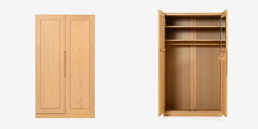 ぬくもりを感じられるワードローブ「シナモン 1050」