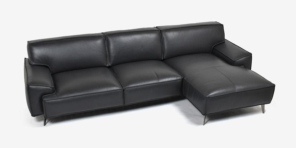 L/S78 カウチソファ（向って右カウチ） スレートグレー色 斜め画像