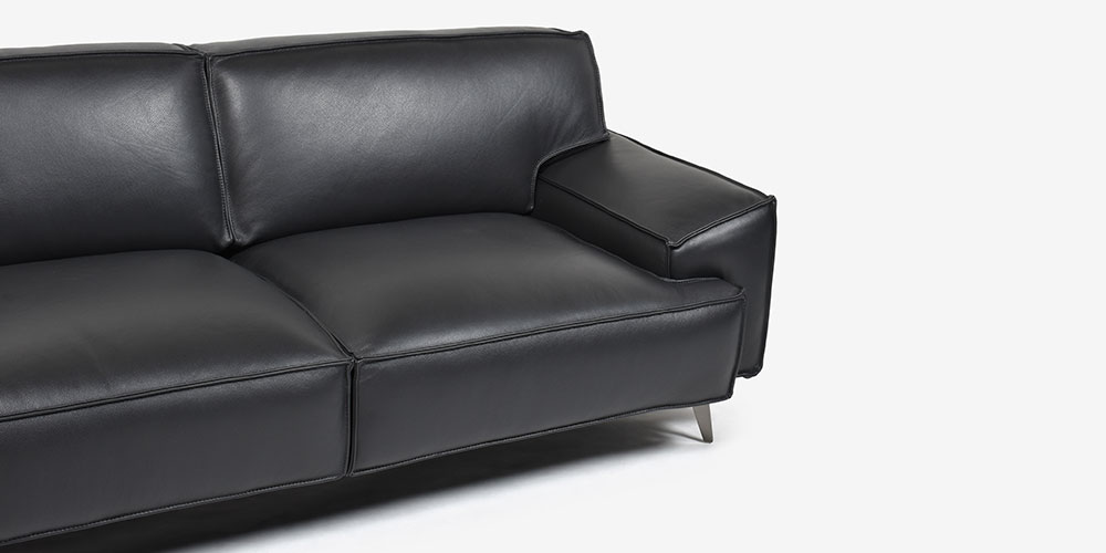 L/S78 カウチソファ（向って左カウチ） スレートグレー色の座面アップ