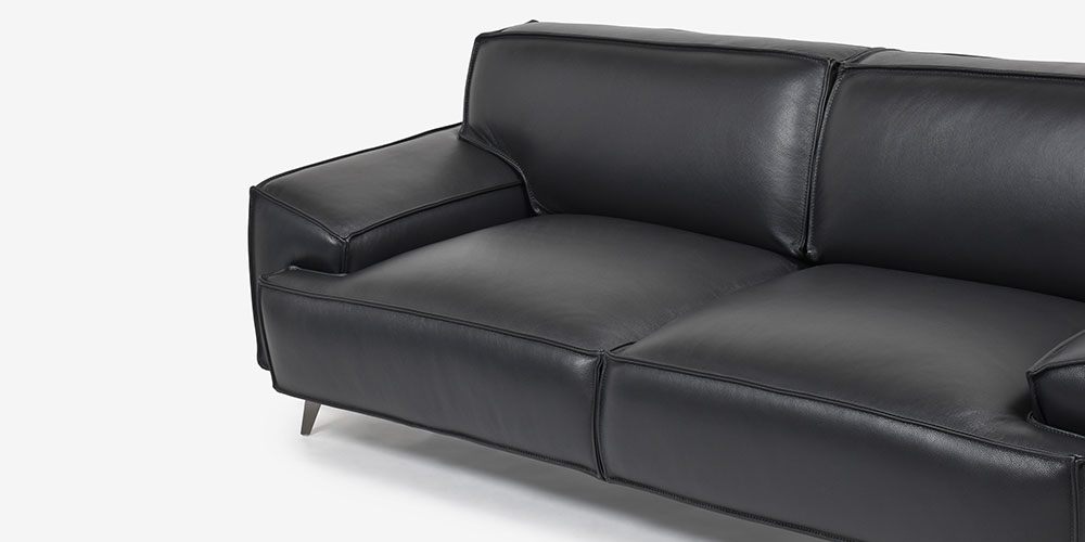 L/S78 3人掛けソファ スレートグレー色の座面アップ