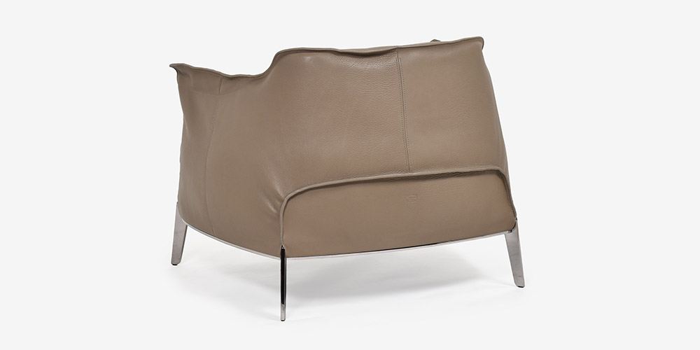 「アーチボルドグランコンフォート」革オリーチェ色の背面