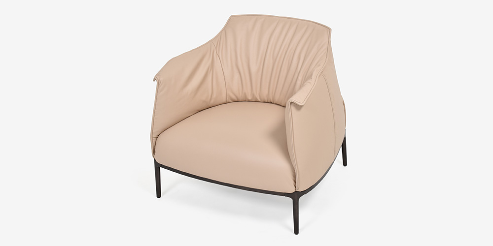 「アーチボルド」革ベージュ色