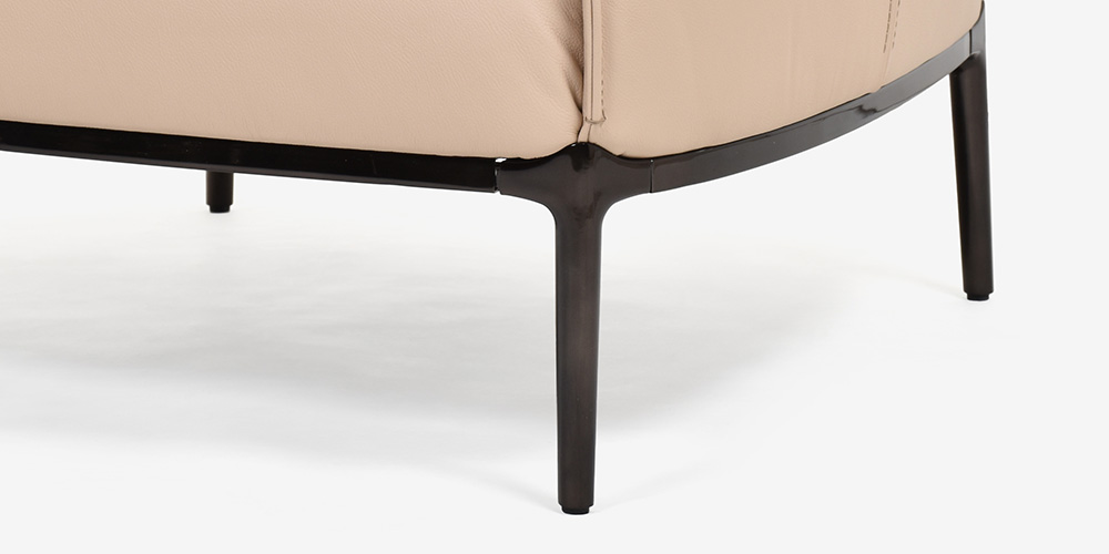 「アーチボルド」革ベージュ色の脚部