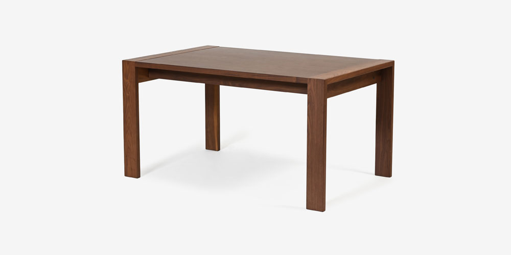 高級感のある落ち着いたウォールナット材の伸長式ダイニングテーブル「ST-BW2228」