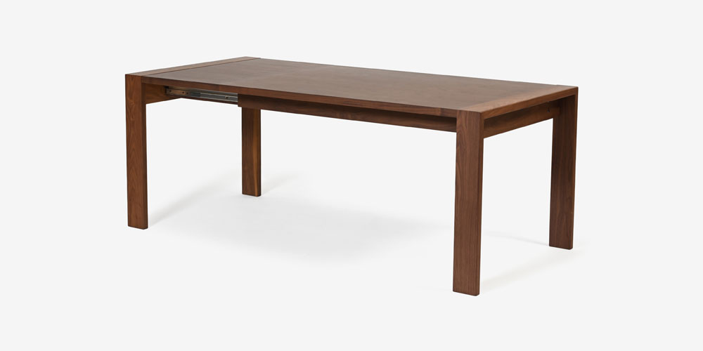 伸長式ダイニングテーブル「ST-BW2228」伸長後180cm