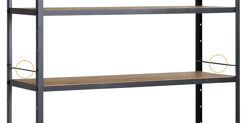 オープンシェルフ「アンティス」桟パーツアップ