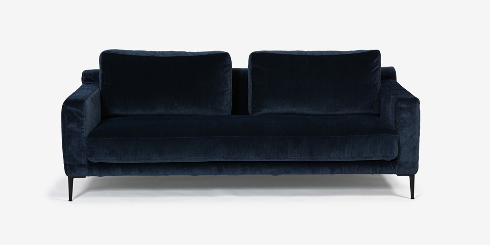 スタイリッシュなフォルムのソファ「メダ」