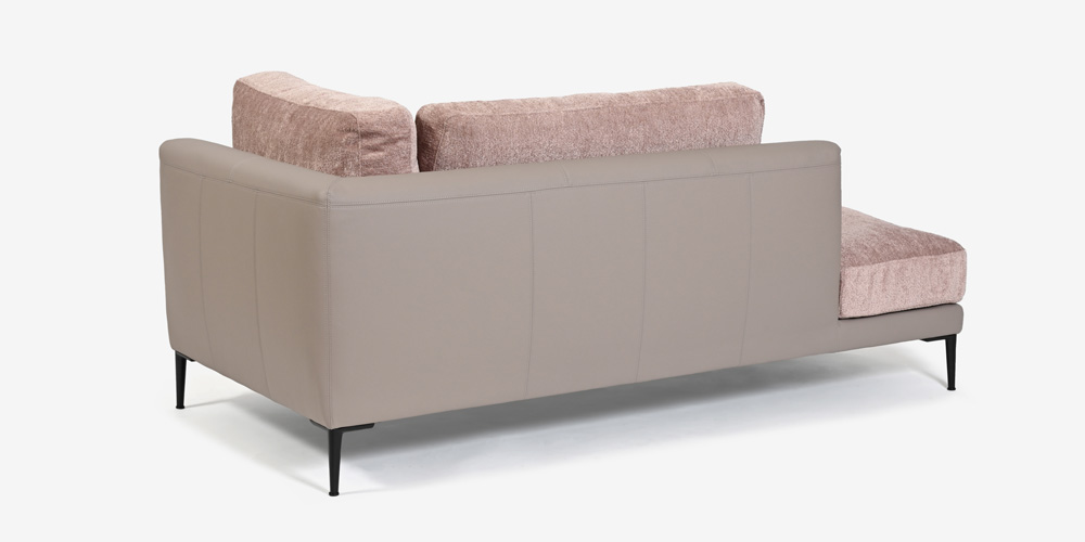 コーナーカウチソファ「メダ」背面斜めからのカット