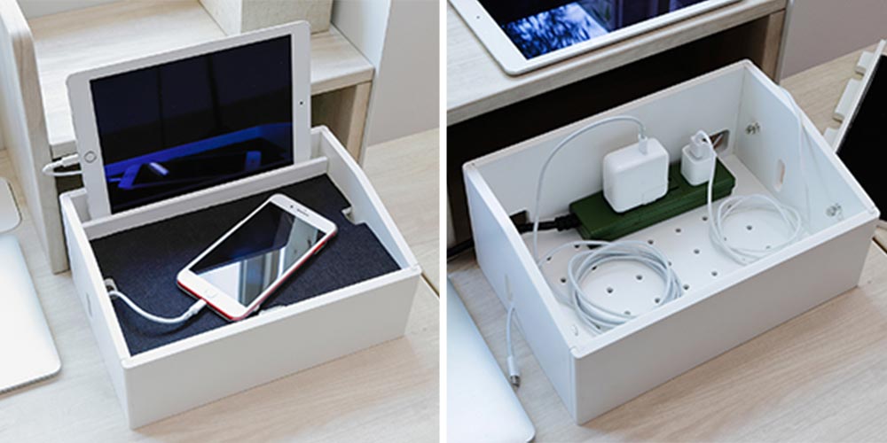 ザ・デスクのタブレットステーション