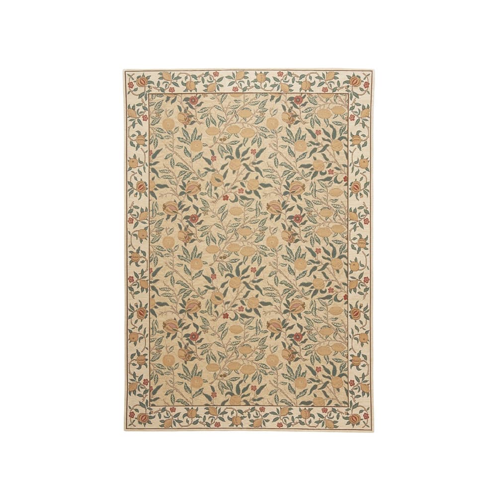 ラグ「フルーツ」イエローの140ｘ200cm