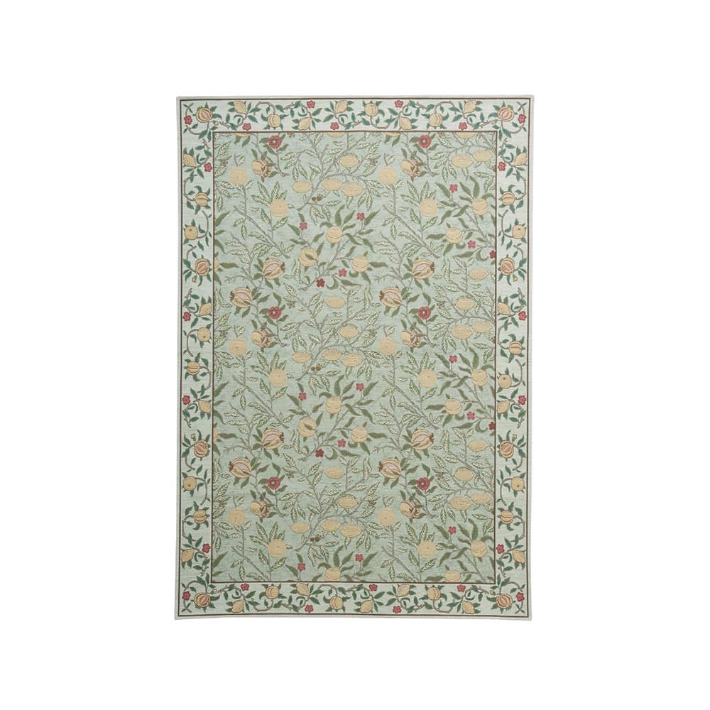 ラグ「フルーツ」グリーンの140ｘ200cm