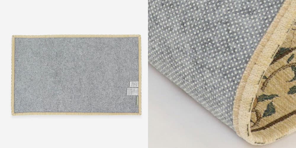 モリスシリーズマット裏面滑り止め加工のイメージ