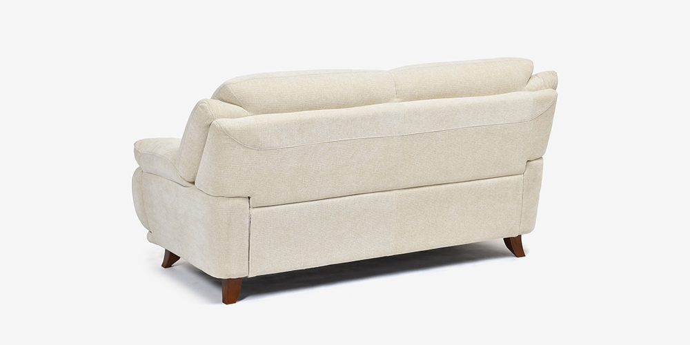 ソファ 2.5人掛け「オースチンKD」幅187cm 布#NDO 09 ベージュ色　背面画像