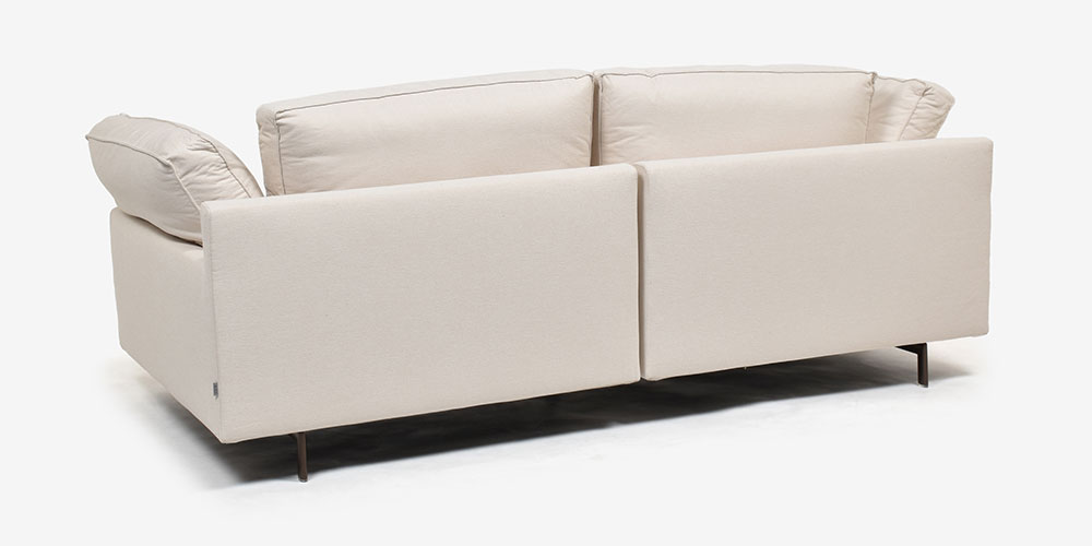 erba（エルバイタリア）ソファ「カモーリ」幅234cm 布アイボリーの背面