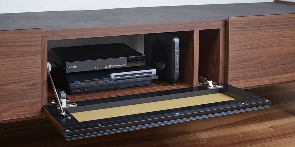 WVシリーズのガラスフラップ扉