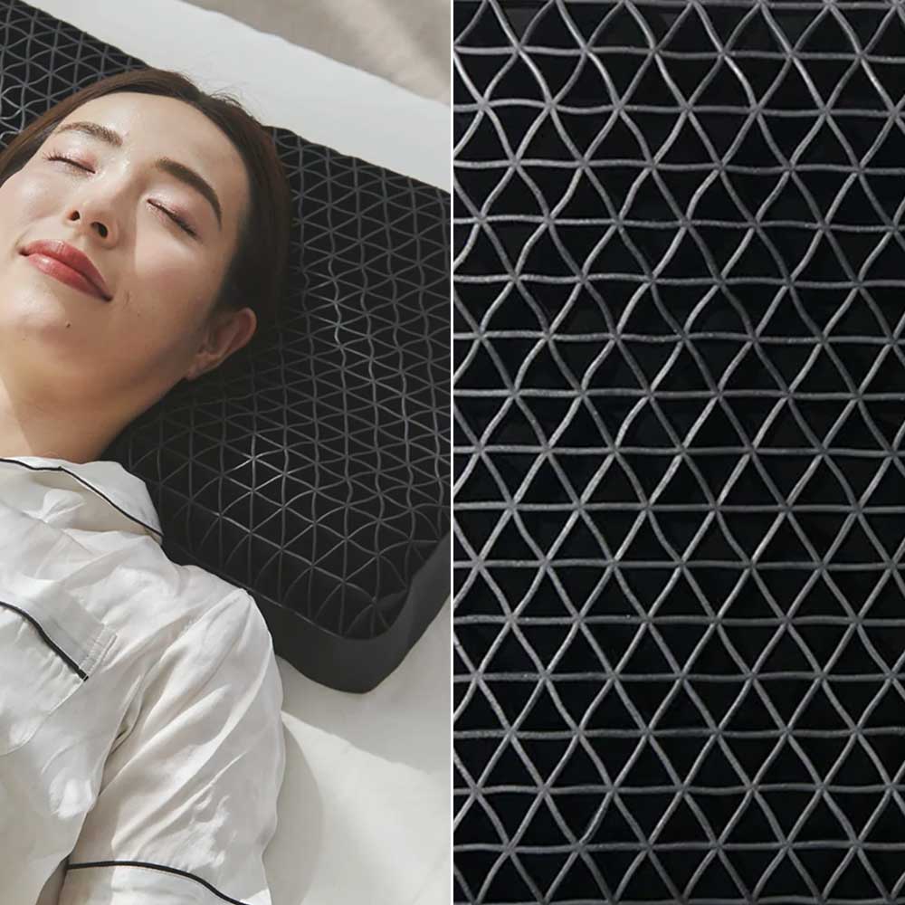 圧力を広範囲に分散し、頭や首の負担を軽減