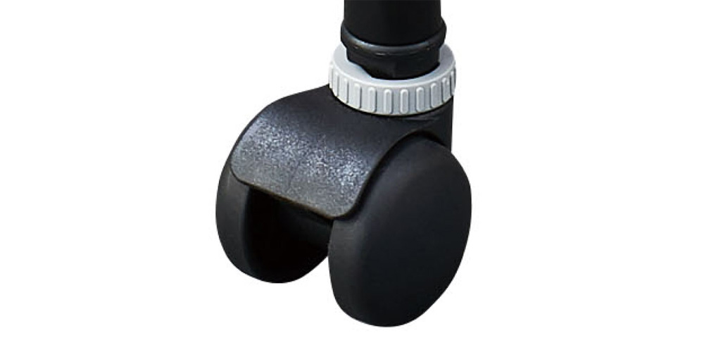 ストッパー切替レバー付キャスター