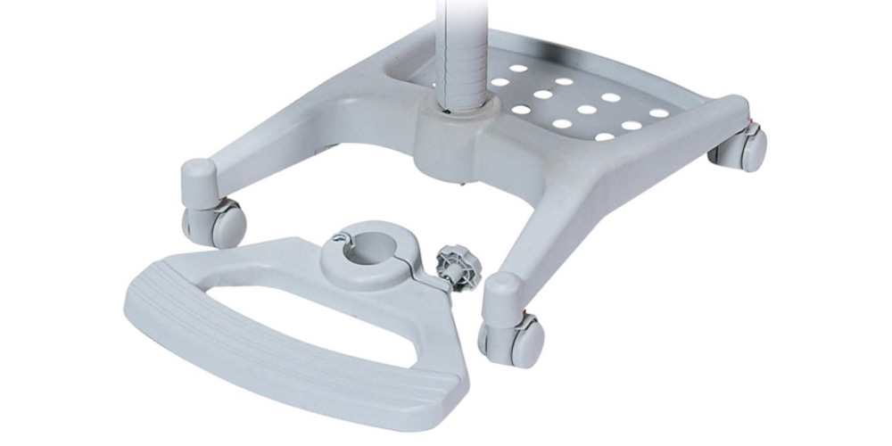 簡単に取り外しできる足置きステップ