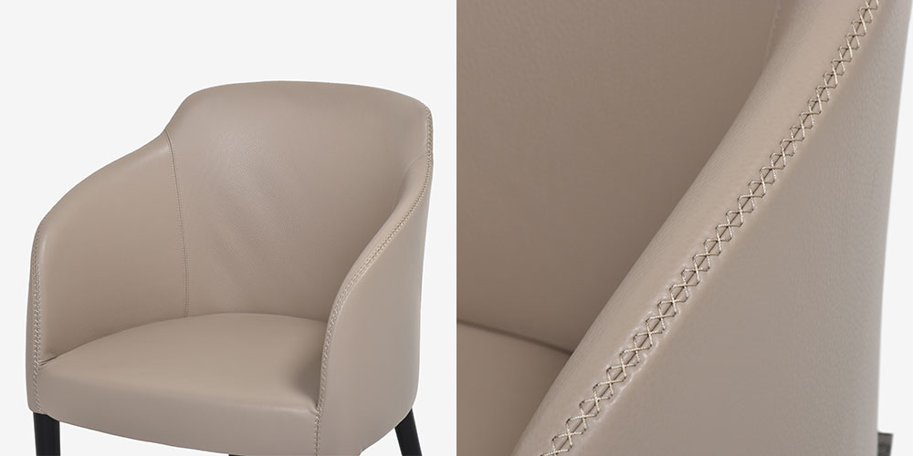 ダイニングチェア「エモジオーネ2」のクロスステッチ