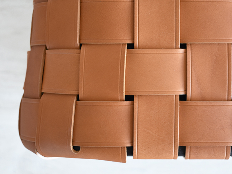 PoltronaFrau（ポルトローナ・フラウ）ベンチ「ブレラ」幅180cm 革キャメル色 #Saddle Extra Cammello