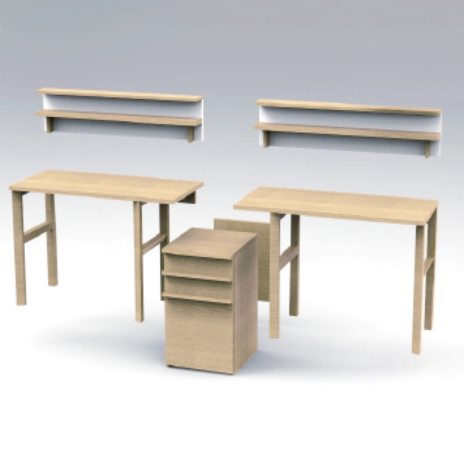 学習デスク「ファリス 」幅120cm 全2色
